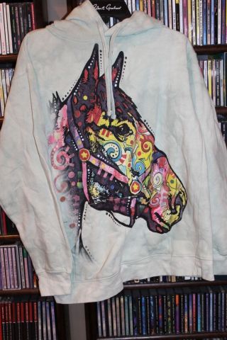 The Mountain Dean Russo Painted Pony Horse Hoodie Sweatshirt Adult S (bin95)