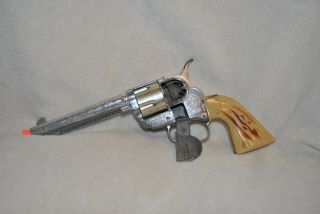 Older Mattel " Fanner 50 " Cap Pistol With Holster