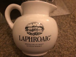 No.  4 Laphroaig Single Islay Malt Scotch Whisky Pub Pottery Water Pitcher
