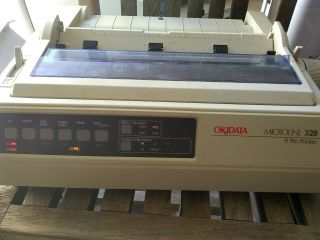 Vintage Okidata Microline 320 9 Pin Dot Printer
