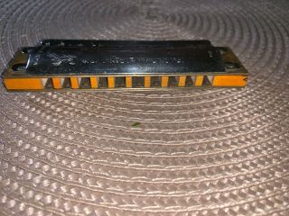 Vintage Pre War M Hohner Marine Band Harmonica Made In Germany 3