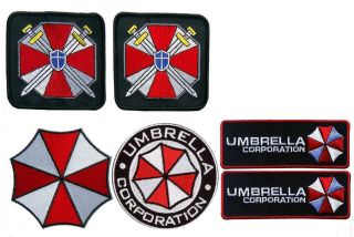 Resident Evil Umbrella Corporation Costume [set Of 6] Patches 6 Pc Patch