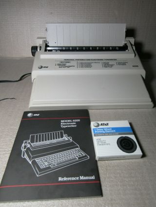 At&t Electronic Portable Typewriter 6200 Extra Daisy Wheel