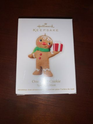 Hallmark Keepsake Christmas Ornament 2012 One Sweet Cookie Special Edition