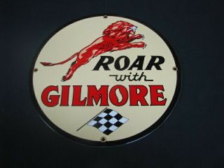 Gilmore Roar Porcelain Sign
