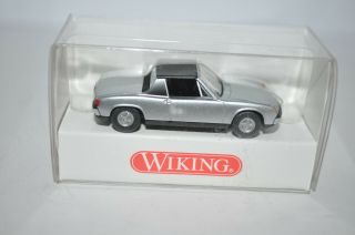 Wiking 792 02 - Vw Porsche 914 (silver Metallic) For Marklin W/box