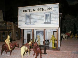 Special Order Western Playset Building Hotel Northern Same Scale As Marx