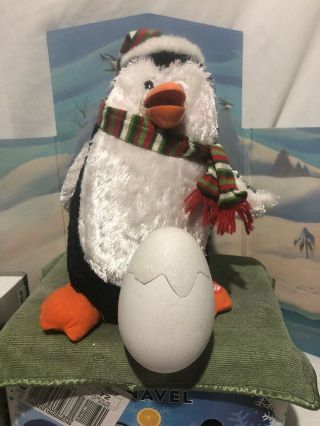 Gemmy Christmas Penguin Duet Animated Singing “baby Its Cold Outside” & Rudolph