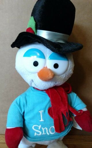 GEMMY FROSTY THE SNOWMAN SINGING & DANCING DOLL PLUSH CHRISTMAS XMAS 3