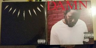 Kendrick Lamar Damn On Red,  Black Panther Picture Soundtrack Vinyl Lp Record