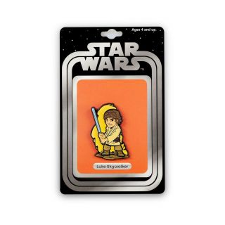 Official Star Wars Luke Skywalker Pin | Exclusive Art Design By Derek Laufman