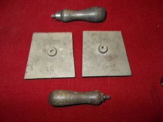 Gebr Schneider Aluminum Mold For Making Lead Prussian Jagers 9 With Handles
