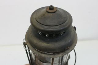 Vintage 1920 ' s 30 ' s Coleman QuickLite White Gas Lantern w/ Mica Globe Nickel M44 2