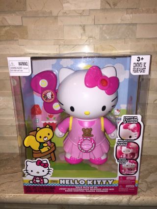 Hello Kitty Walk With Me R/c Controlled Figure