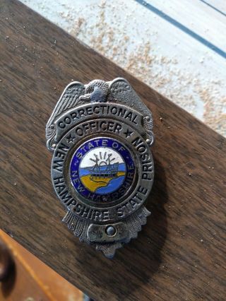 Correctional Officer Badge Hampshire State Prison