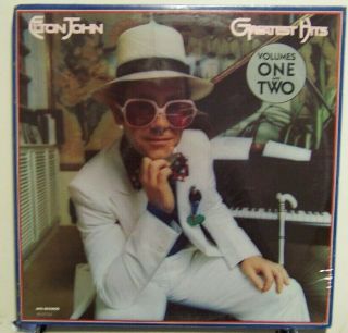 Elton John - His Greatest Hits Volumes 1&2 - Factory 1974 2lp Record Set