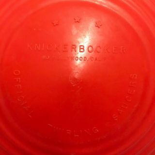 Knickerbocker 1950s Twirling Plastic Frisbee Saucers Toy frisbee 2