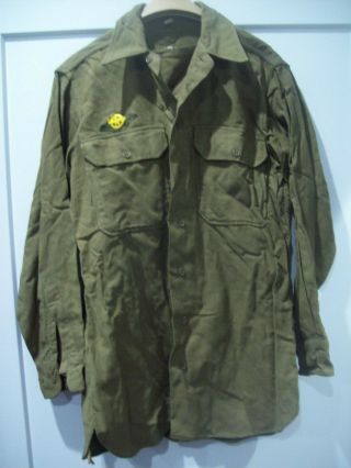 Wwii Us Army Field Shirt With Gas Flap