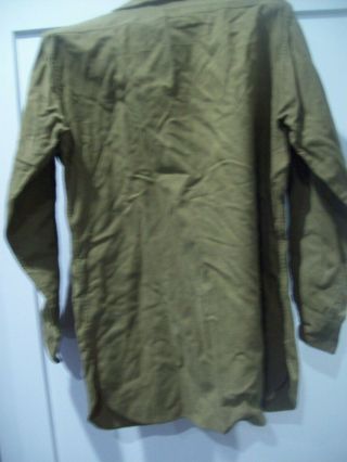 WWII US Army Field Shirt with Gas Flap 2