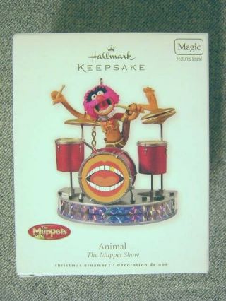 2010 Hallmark The Muppet Show “animal” Magic Ornament; Sound