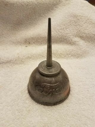 Very Old Ford Motor Co.  Automobile Can Oil Accessory Vintage Tool Kit