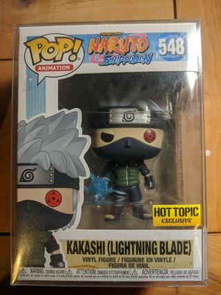 Funko Pop Kakashi (lightning Blade) 548 Naruto With Protector Some Damage