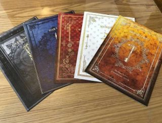 Kingdom Hearts Memorial Leaflet 1 Set Of 5 Types Disney Sora Mickey Kh Rare