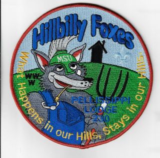 Oa - Pellissippi Lodge 230 2006noac Hillbillie Foxes Jacket Patch