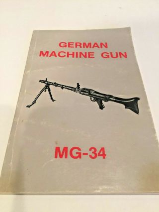German Machine Gun Mg - 34 Basic Operations.