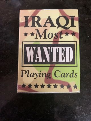Bicycle Iraqi Iraqs Most Wanted Playing Cards