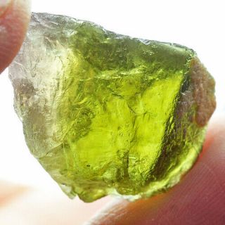 Vvs 33.  8ct Green Tourmaline Crystal Facet Rough Specimen 100 Natural Ubxv347