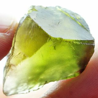 VVS 33.  8Ct Green Tourmaline Crystal Facet Rough Specimen 100 Natural UBXV347 2