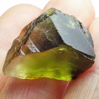 VVS 33.  8Ct Green Tourmaline Crystal Facet Rough Specimen 100 Natural UBXV347 3