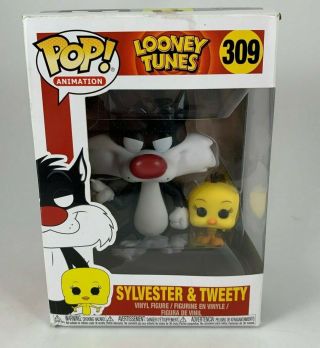 Funko Pop Looney Tunes 309 Sylvester & Tweety Bird Vinyl Figure Nrfb