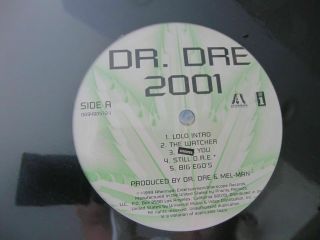 Dr.  Dre 2001 Chronic Instrumental Lp Nwa Snoop Dogg Eminem Xzibit Kurupt