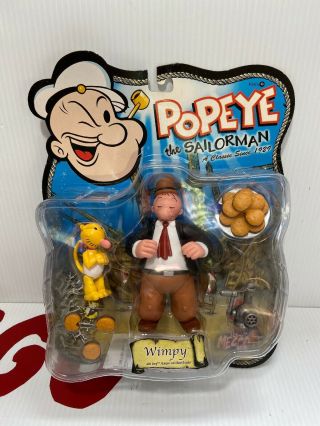 Popeye The Sailor Man Wimpy Series 1 5” Figure 2001 Mezco