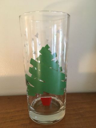4 Vintage Dayton Hudson Confetti Christmas Tree Glass Tumblers 2