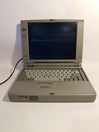 Vintage Retro Toshiba Satellite Pro 420cds Laptop Model:1225u