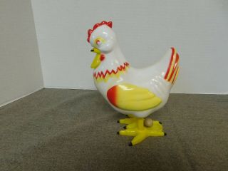 Vintage Easter Chick / Rooster Plastic Gumball / Candy Dispenser