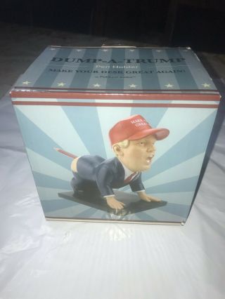 The Dump - A - Trump Pen Holder - Funny Donald Trump White Elephant Gift.