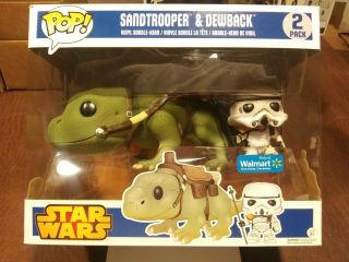 Funko Pop Star Wars Dewback And Sand Trooper Wal - Mart Exclusive