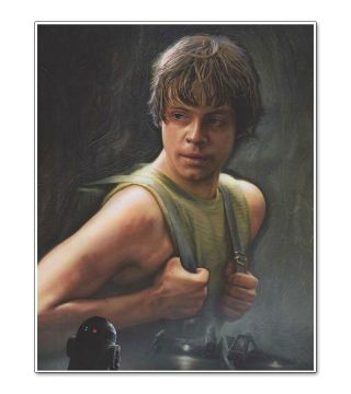 Star Wars Luke Skywalker Empire Strikes Back Dagobah Giclee Art Print Poster