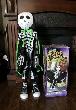 Gemmy Animated Halloween Trick Or Treater Door Greeter Motion Activated Rare
