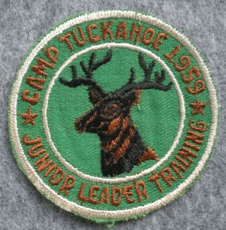 1959 Camp Tuckahoe Junior Leader Training - York - Adams Area Council