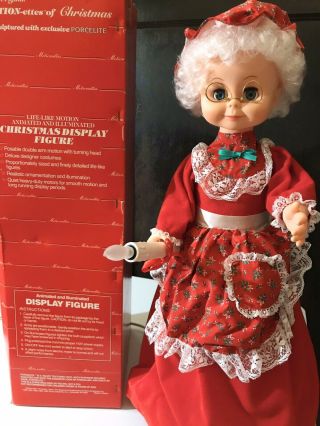 Vintage Telco Christmas Mrs Claus 24” Motion - Ette