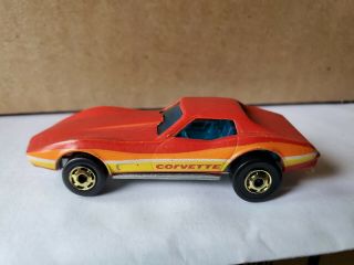 Vintage 1980 Hot Wheels Corvette Stingray - The Hot Ones Wheels