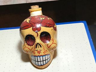 Kah Tequila Skull Day Of The Dead Yellow Red Devil 750 Ml Bottle -