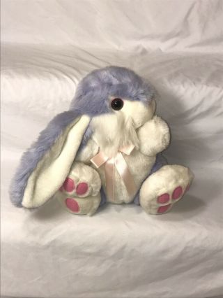 DanDee Bunny Rabbit Plush 12” Purple Spring Easter Dan Dee Stuffed Animal 2