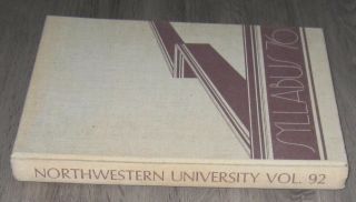1976 Northwestern University Yearbook Evanston Illinois Syllabus Annual Il