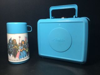 1989 Vintage The Wizard Of Oz 50Th Anniversary Lunch Box W/Aladdin Thermos 2